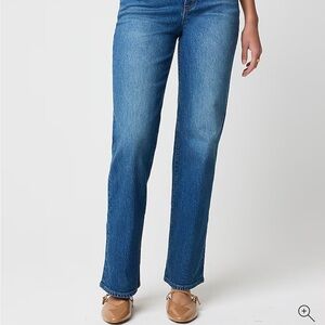 J. Crew Women's Straight Leg Blue Jeans